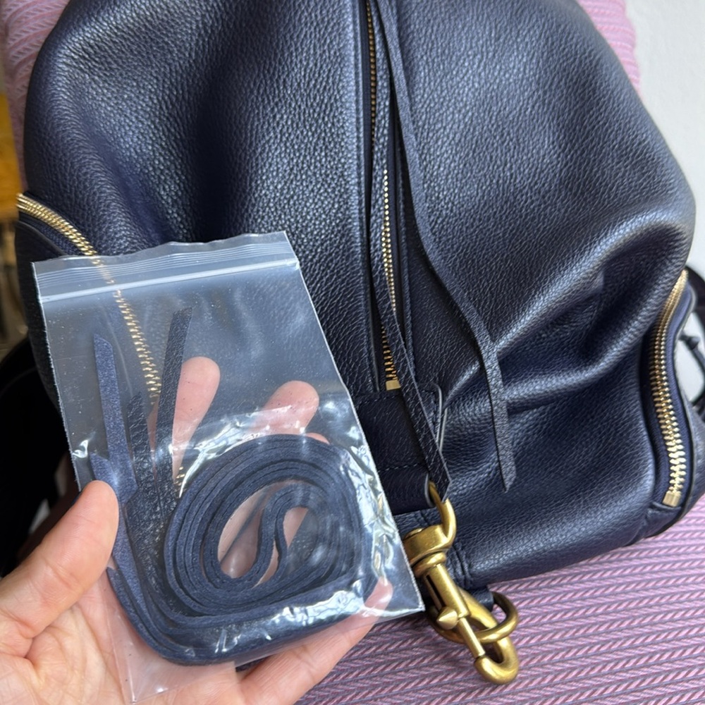 Rebecca Minkoff Navy Backpack - Picture 9 of 10